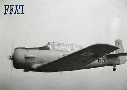 Harvard in flight